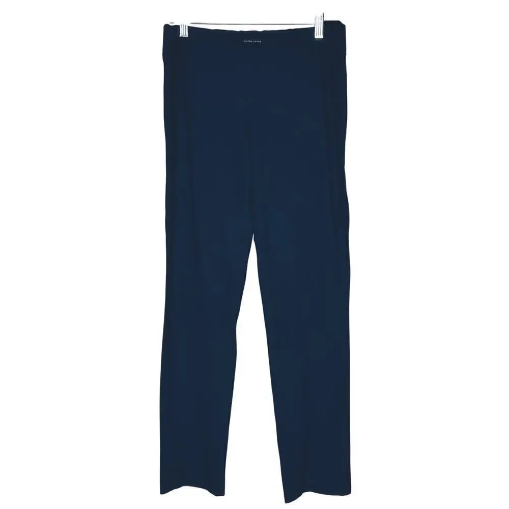 Eileen Fisher Pull On Pants Women's Blue Size Small Petite S/P